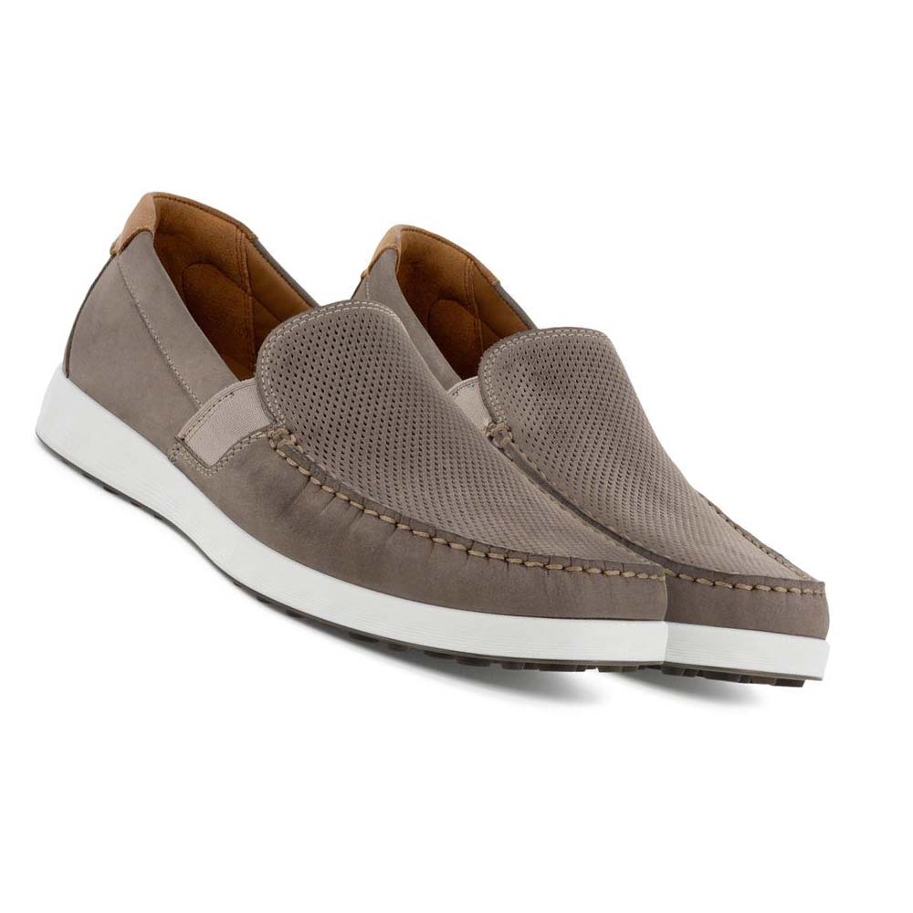 Ecco S Lite Moc Summer Fritidssko Herre Grå Brune | NO 471PJJ